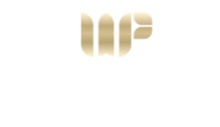 Wellness Privé Portugal gold initials logo.